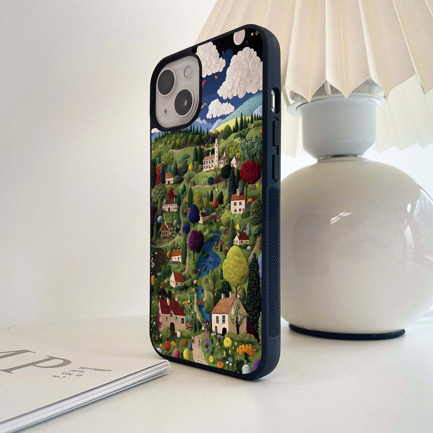 Whispering Flower Grace Glass Case