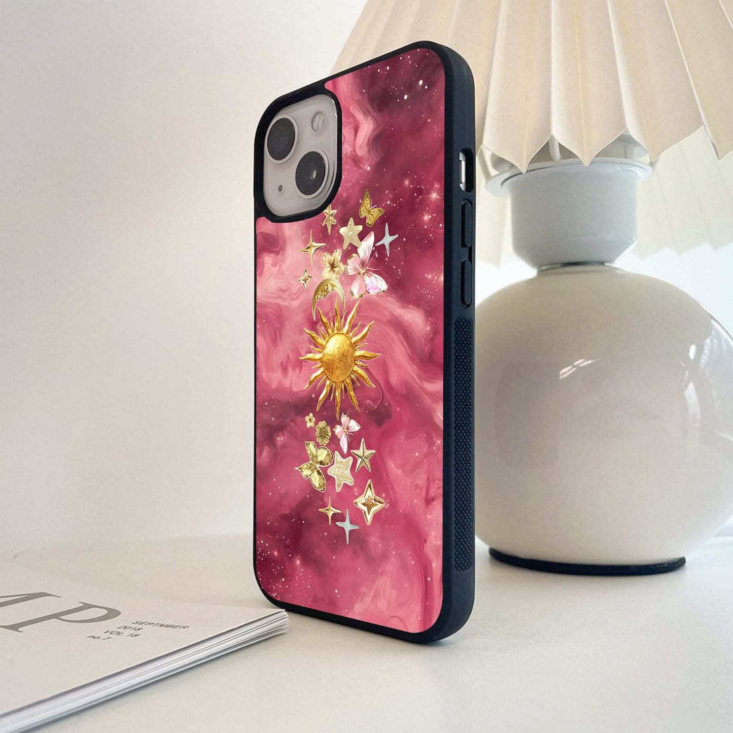 Zen Pink Sun Glass Case