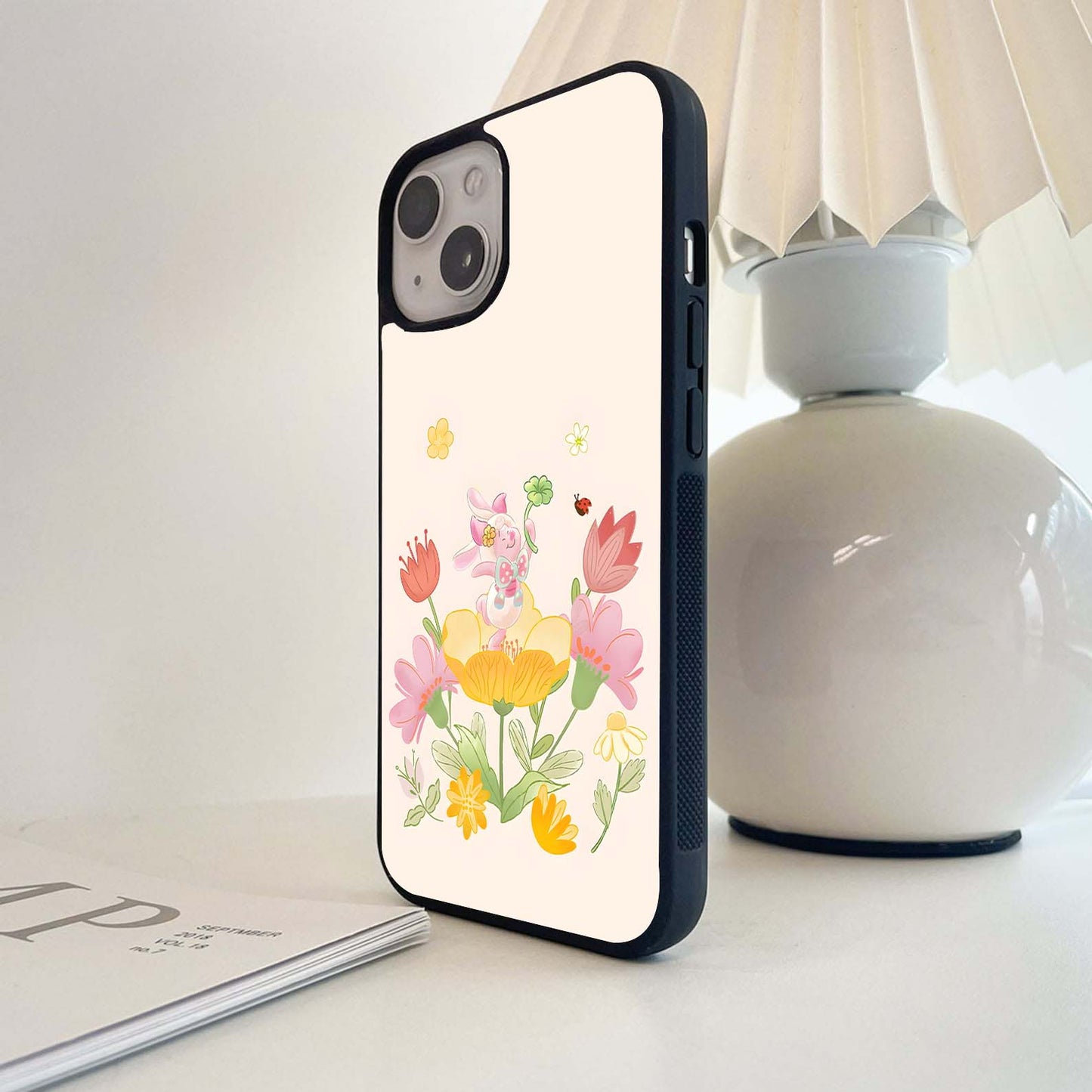 Blossom Bunny Bliss Glass Case