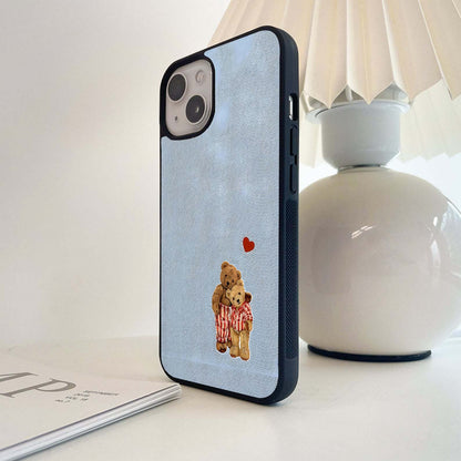 Denim Hugs Glass Case