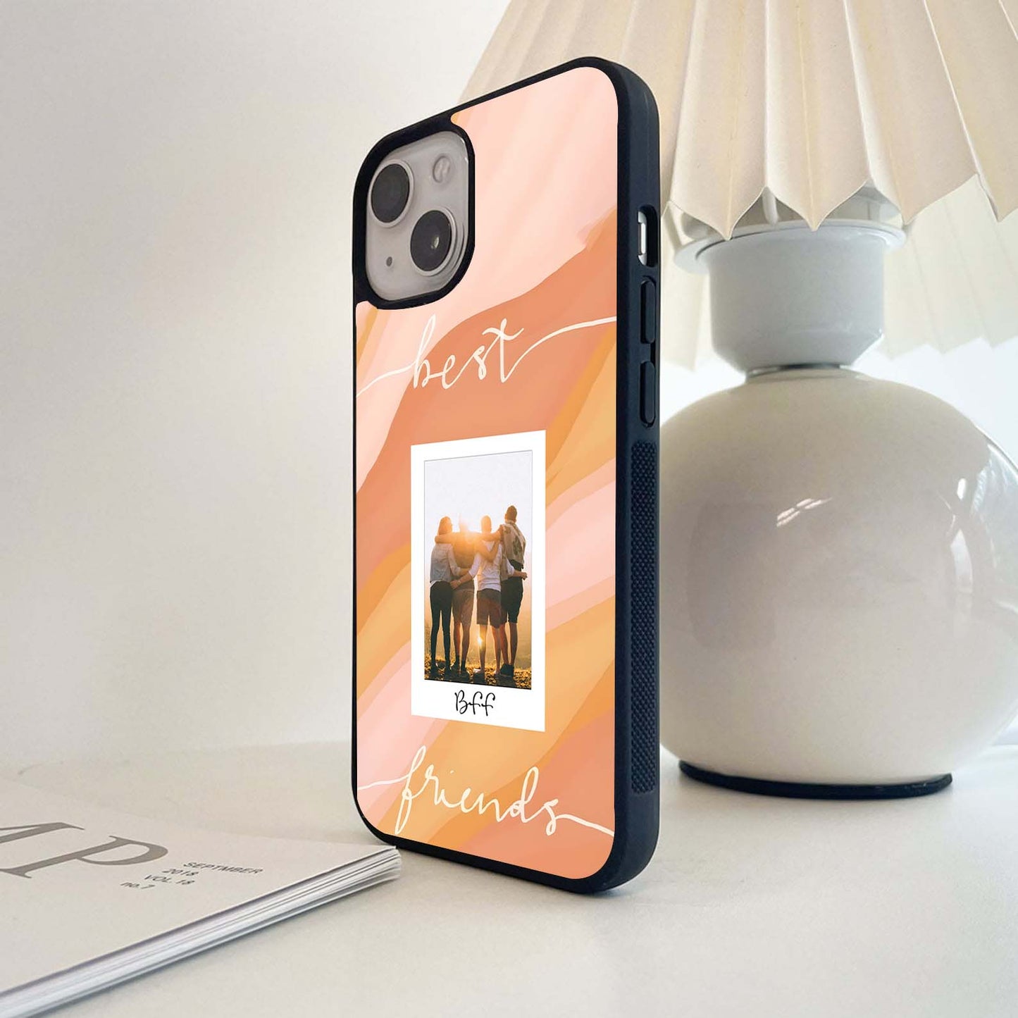 Best Friend Custom Name Glass Case