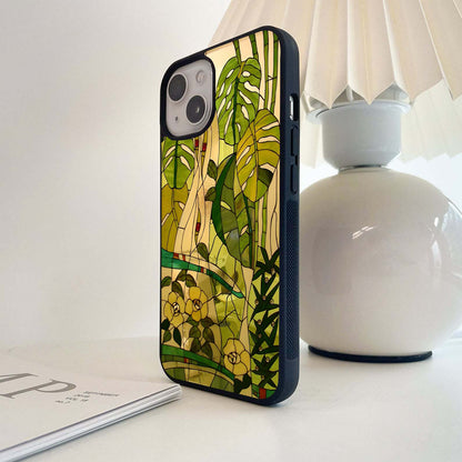 Leaf Whisper Glass Case