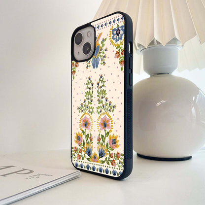 Folk Bloom Harmony Glass Case