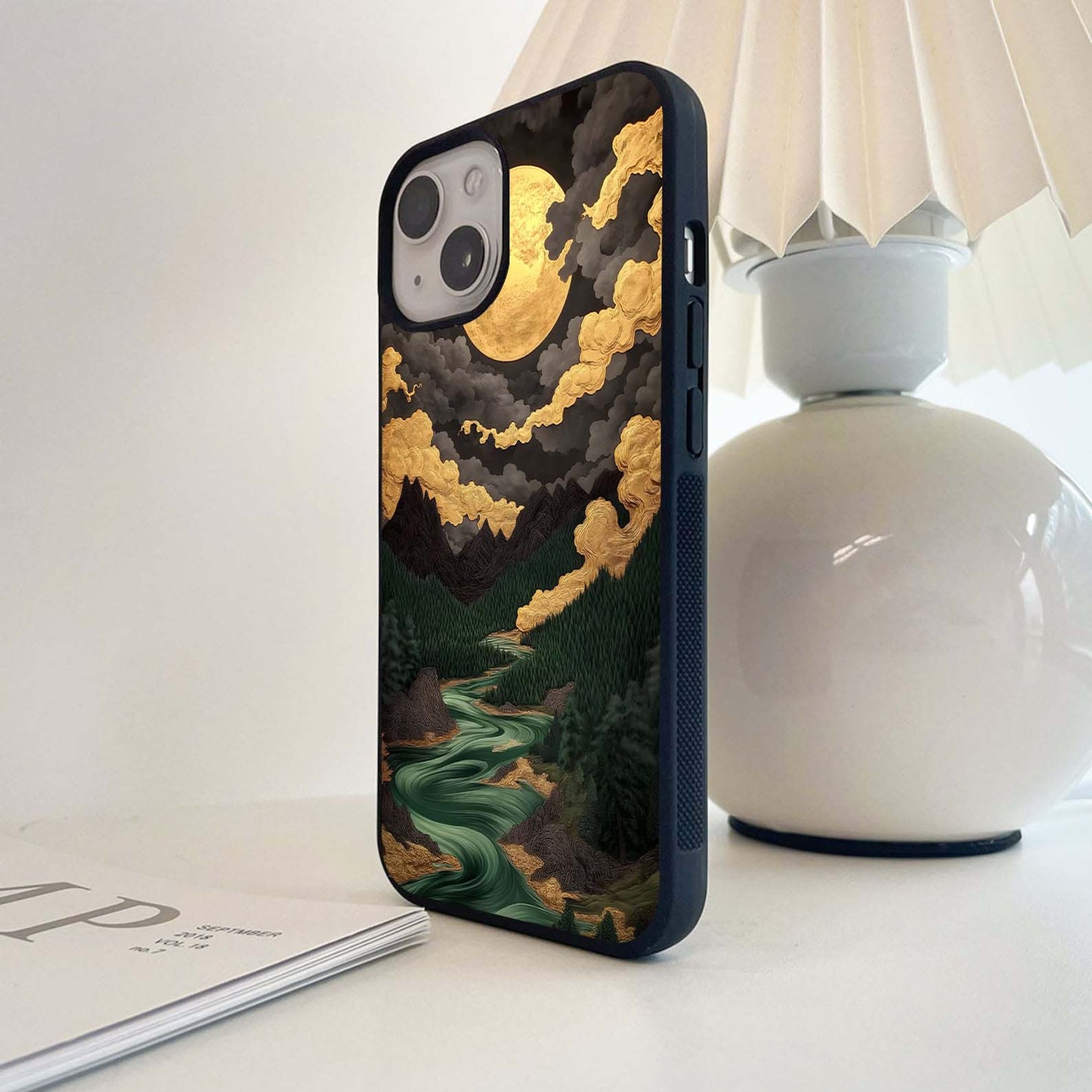 Lunar Silk Garden Glass Case