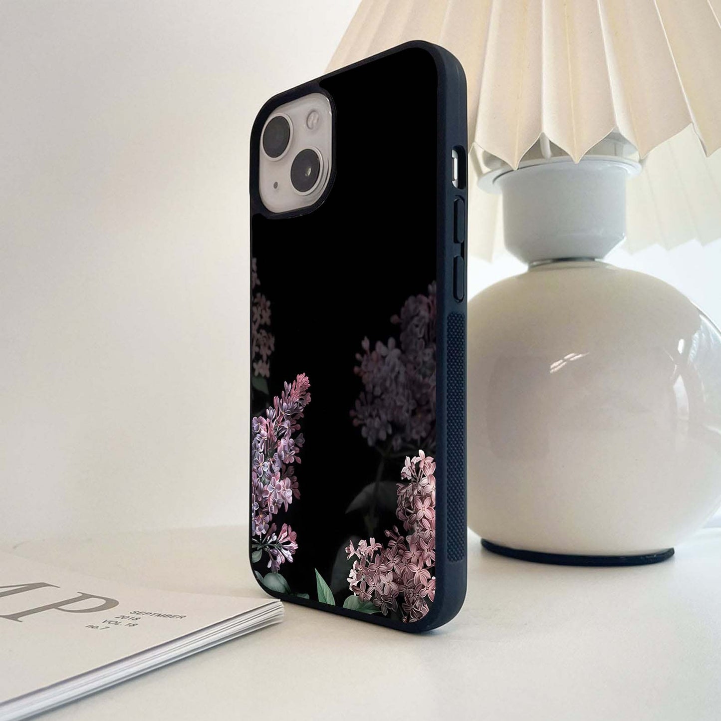 Lilac Noir Glass Case