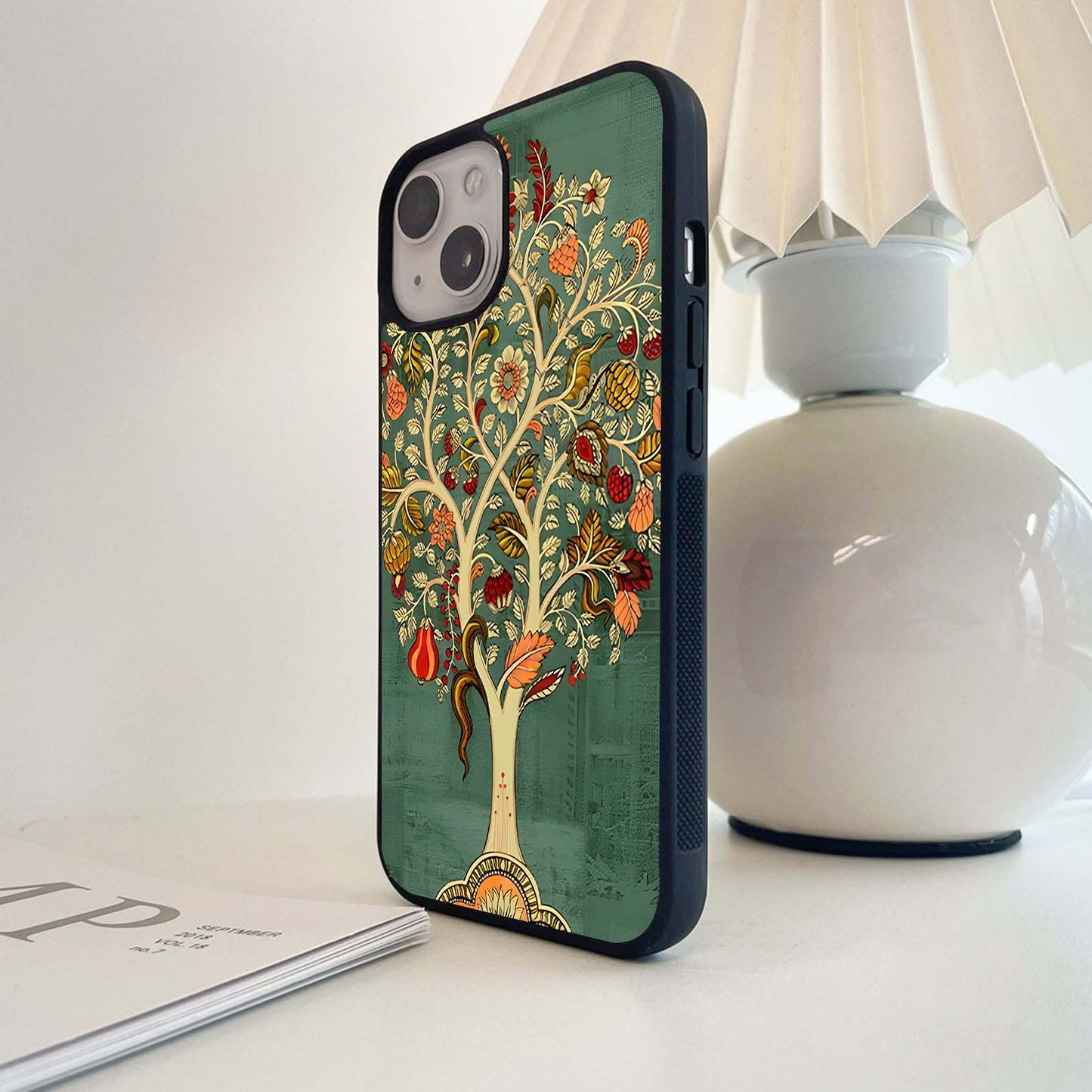 Kashmiri Style Tree Glass Case