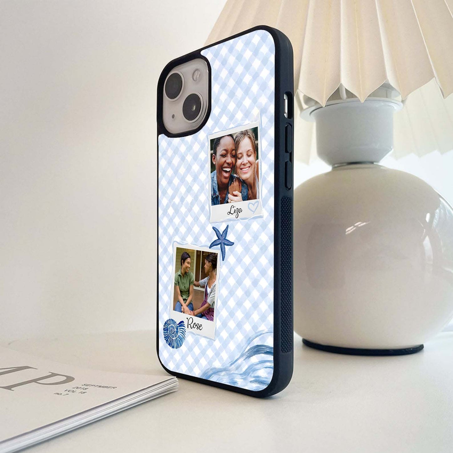 Friends Two Custom Photo Glass Case