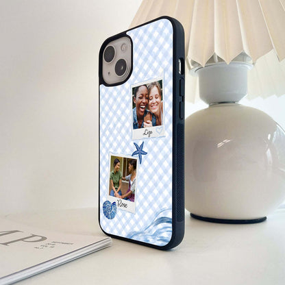 Friends Two Custom Photo Glass Case