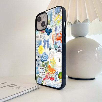 Coastal summery Glass Case