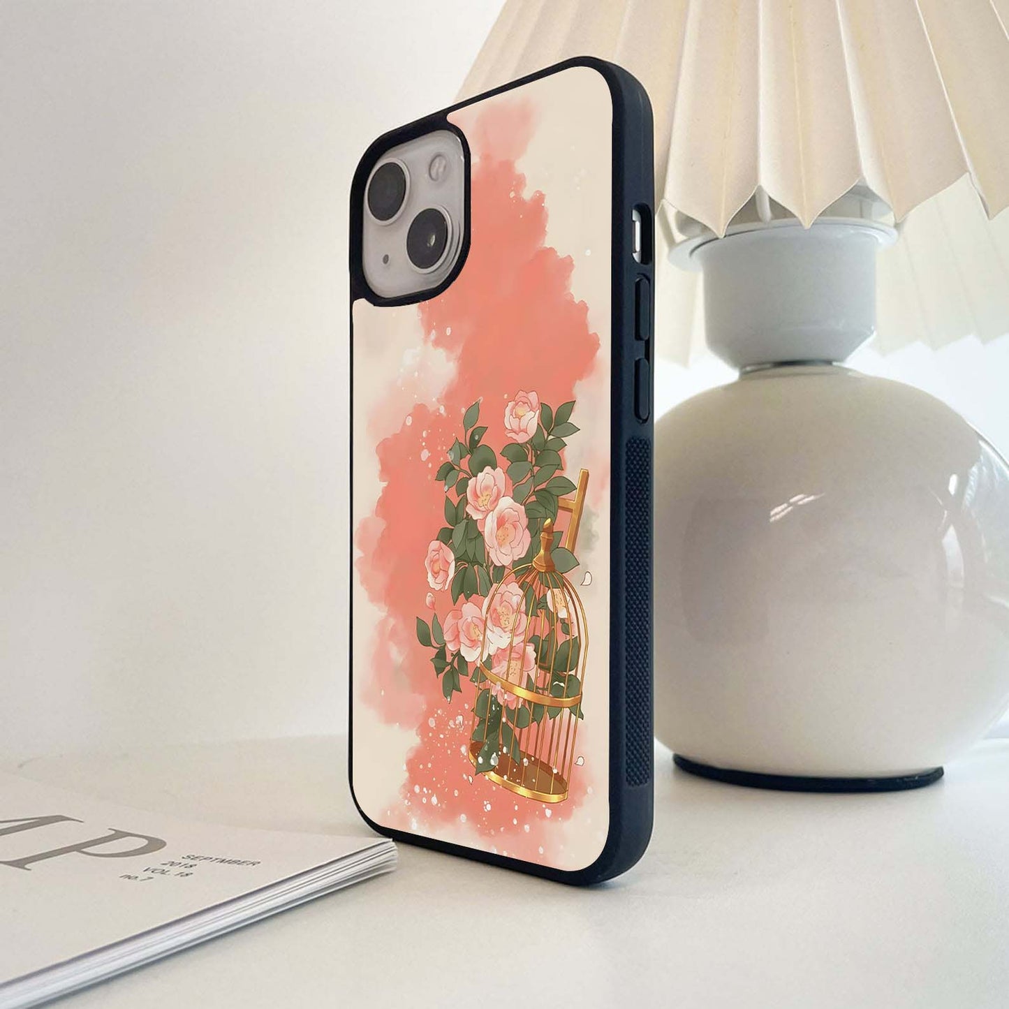 Cosmic Firestorm Glow Glass Case