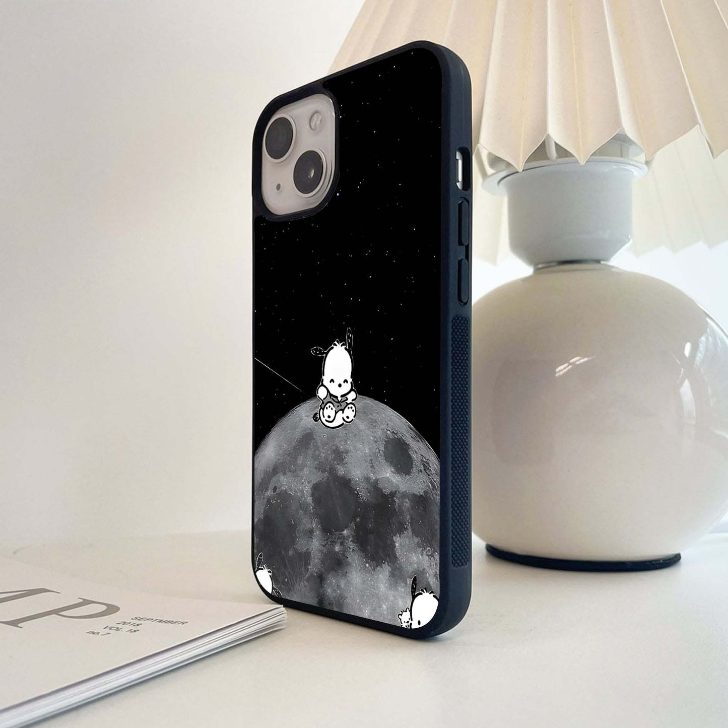 Moonlight Snoopy Buddy Glass Case