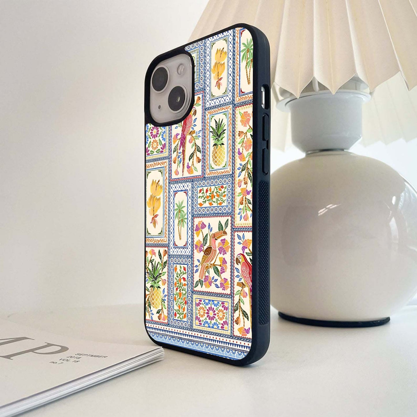 Paradise Patch Glass Case