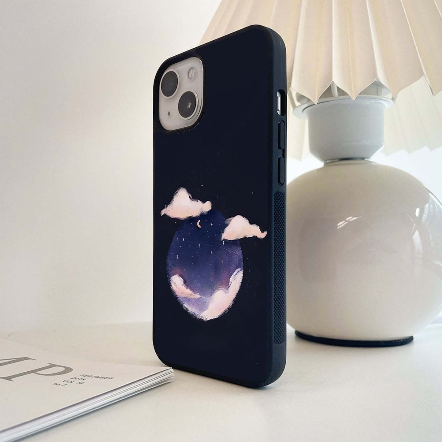 Circle Scenery Glass Case