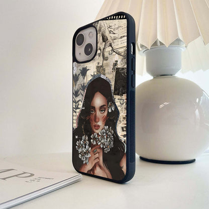 Poetic Vintage Muse Glass Case