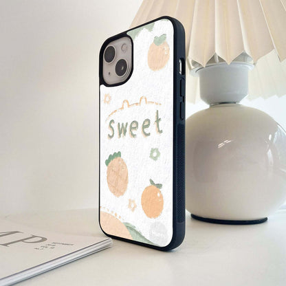 Sweet Fruit Pastel Glass Case