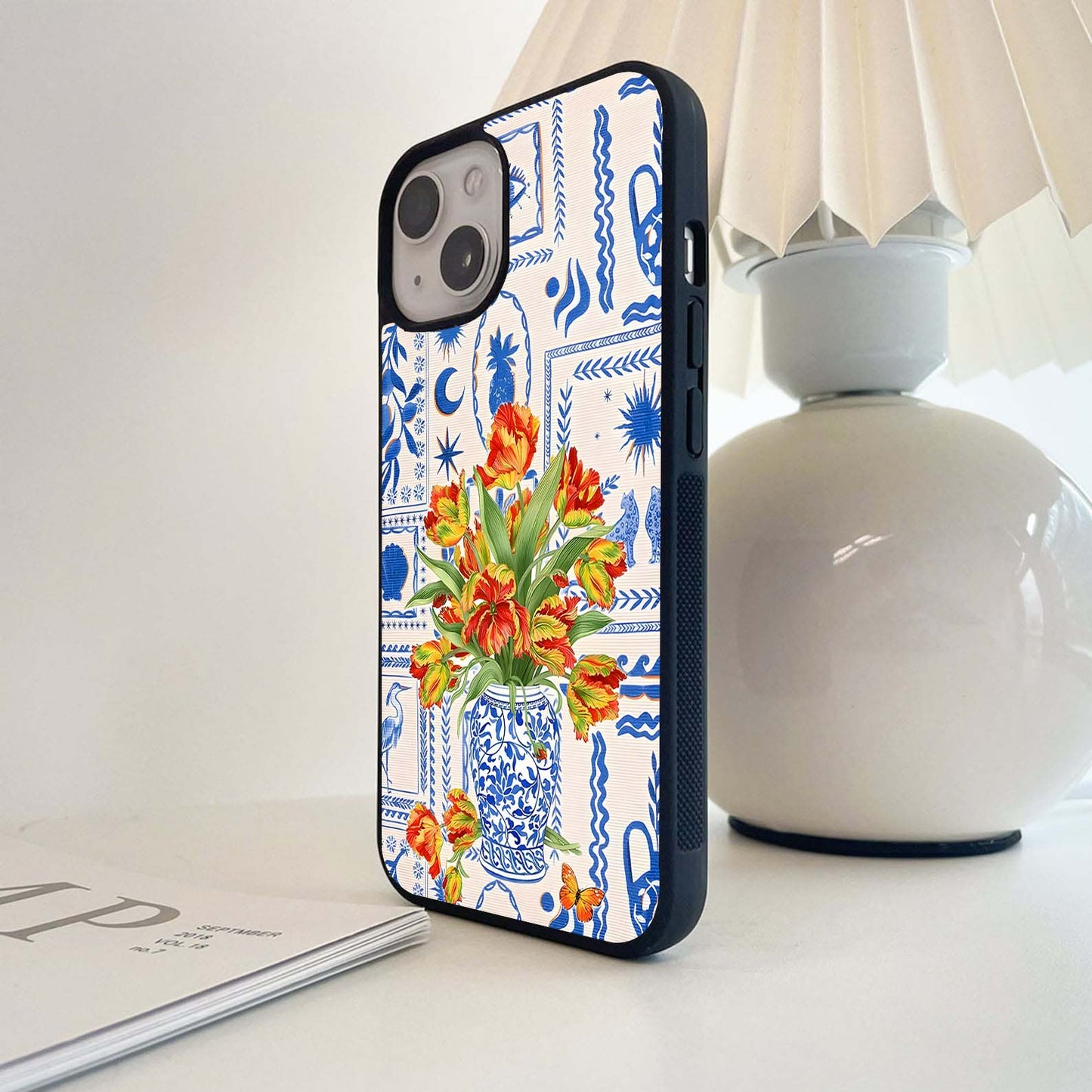 Mystic Garden Tile Glass Case