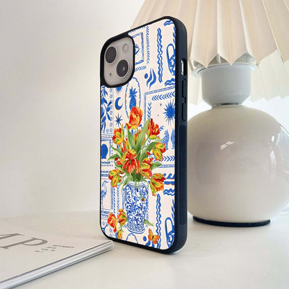 Mystic Garden Tile Glass Case
