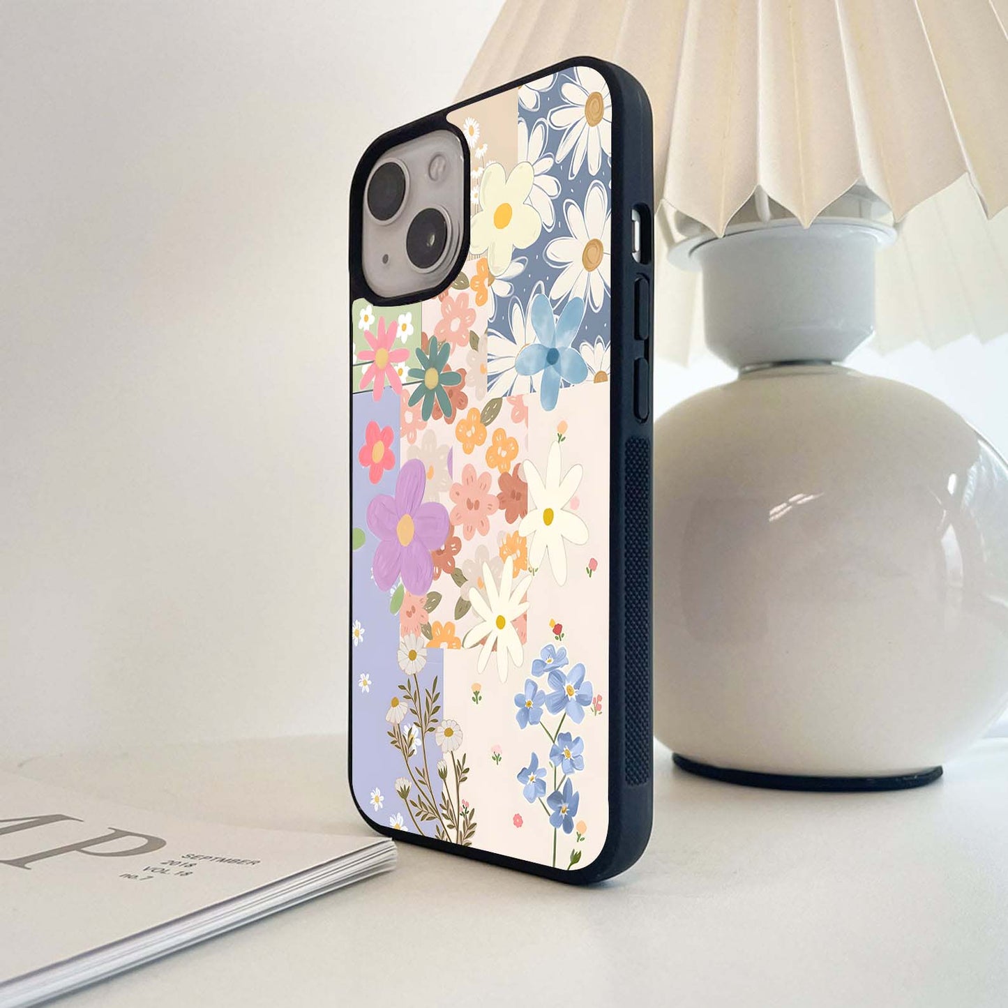 Botanical Florals Glass Case