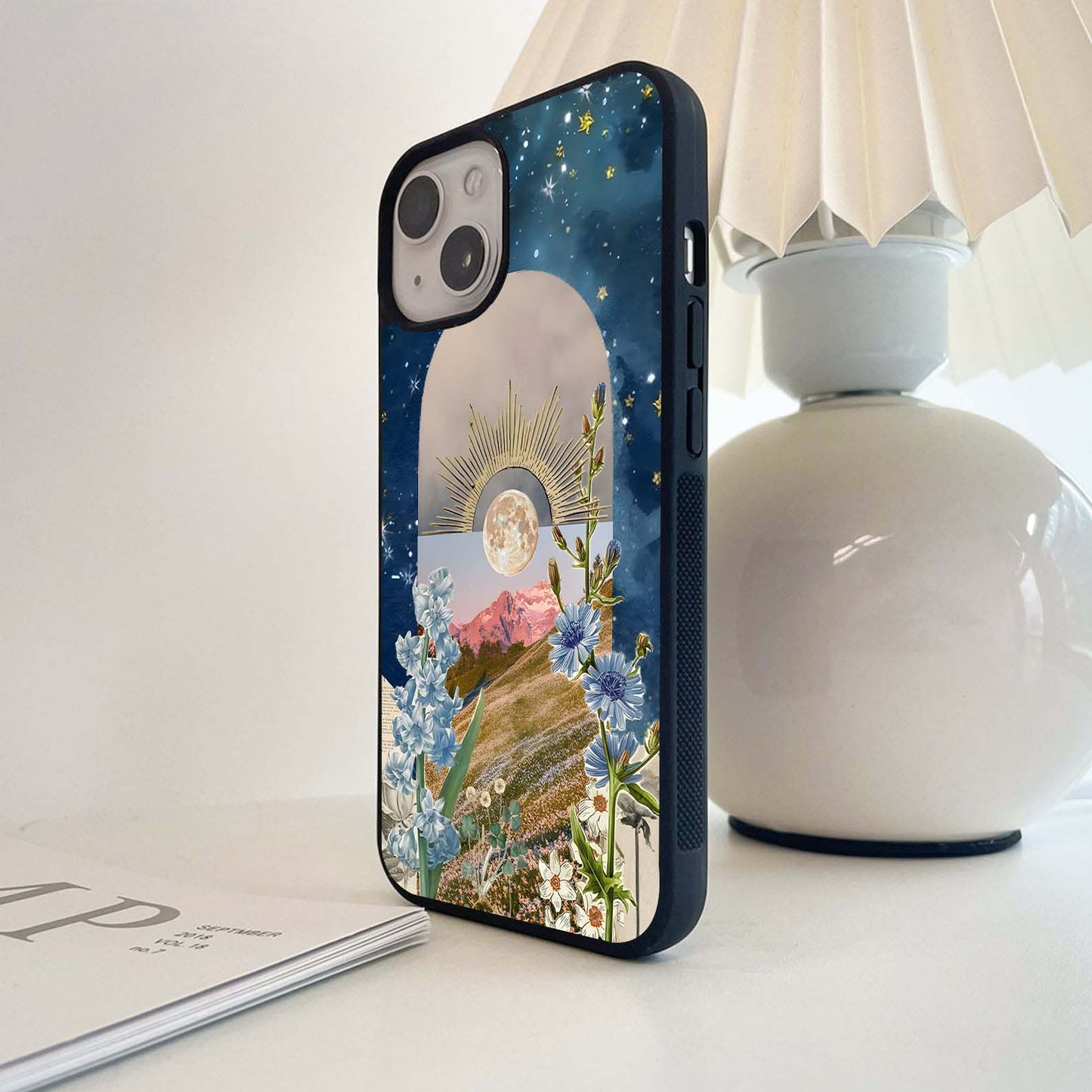 Cosmic Moon Garden Glass Case