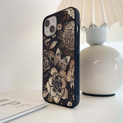 Antique Bloom Glass Case