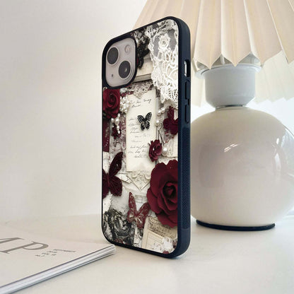 Romantic Vintage Whisper Glass Case