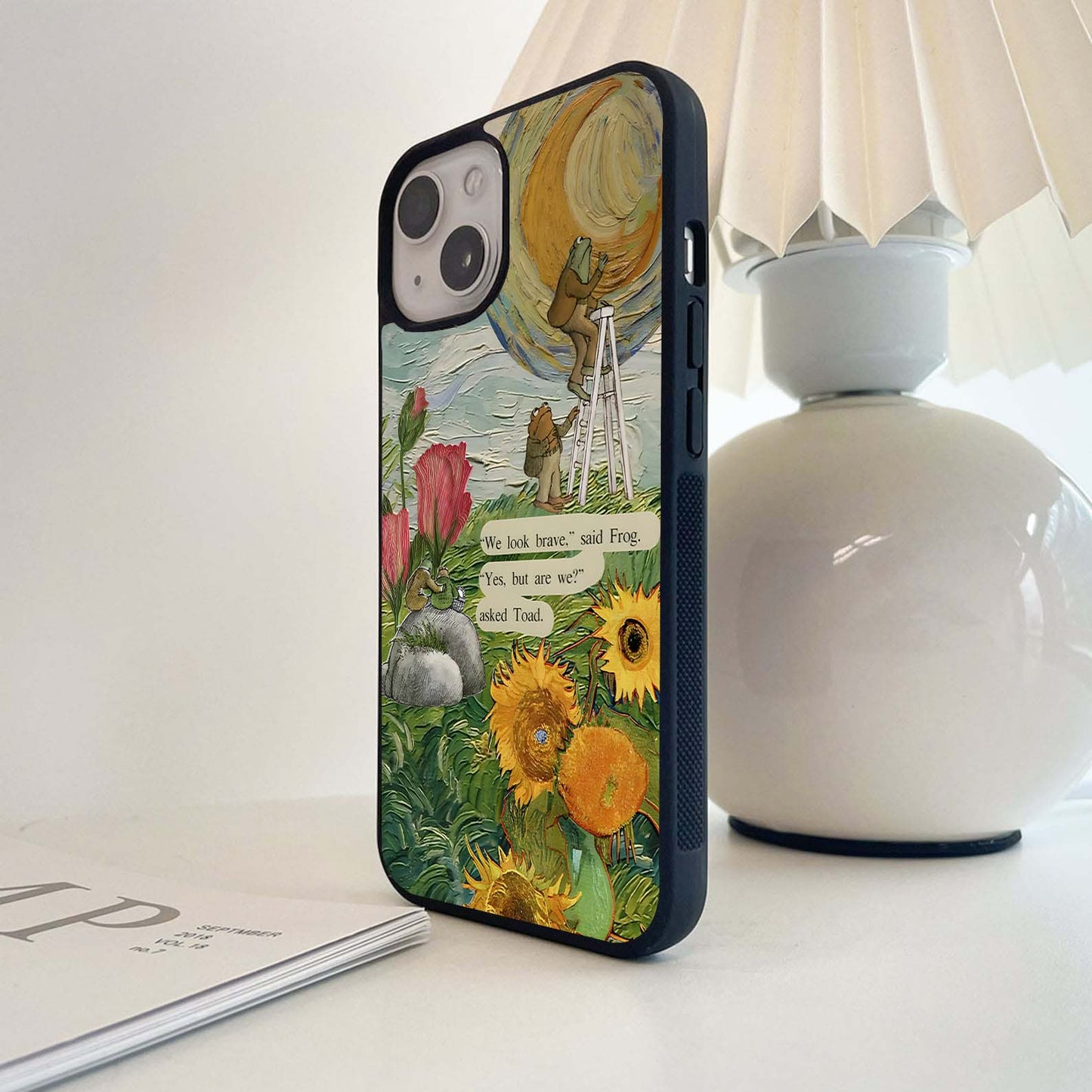 Brave Frog Journey Glass Case