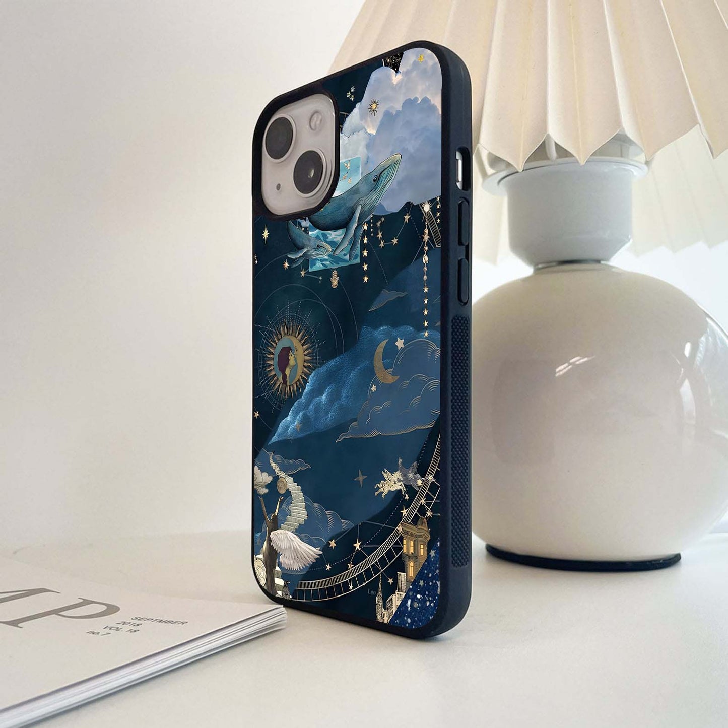 Starlit Whale Glass Case