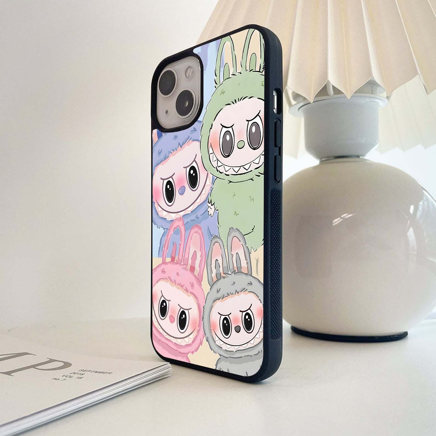 Labubu Cheeky Hope Glass Case