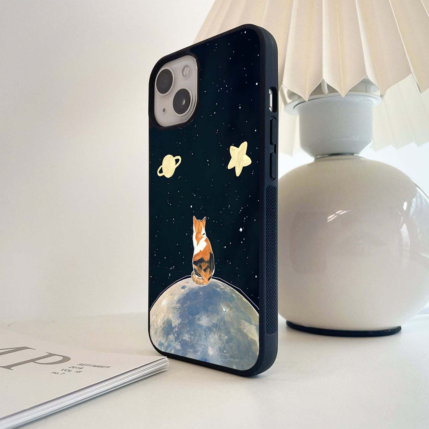 Lunar Cat Companion Glass Case
