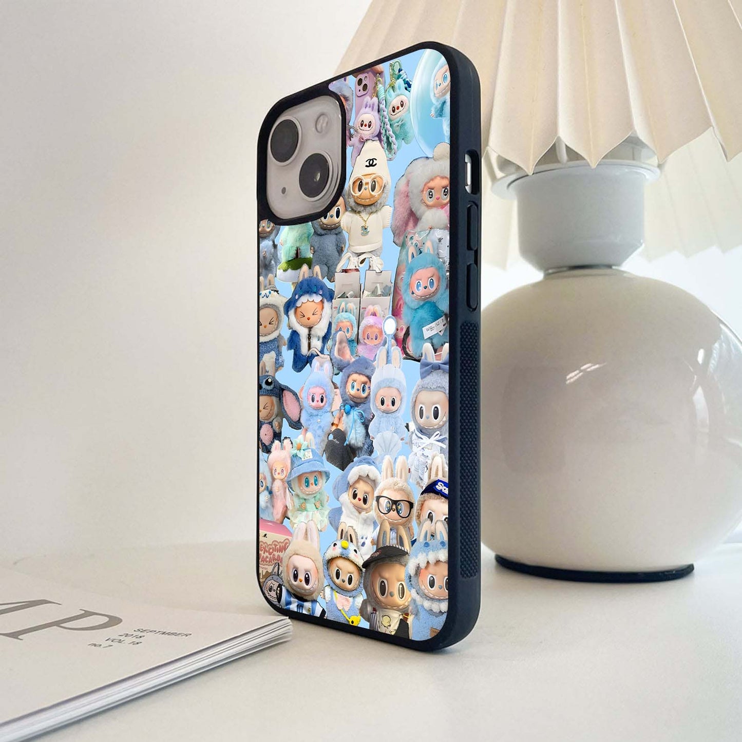 Wink Fuzz Labubu Glass Case