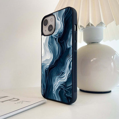 Ethereal Paper Marble Glass Case