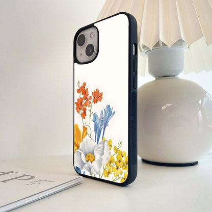 Bright Flowers Palette Glass Case