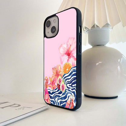 Berry Disco Bloom Glass Case