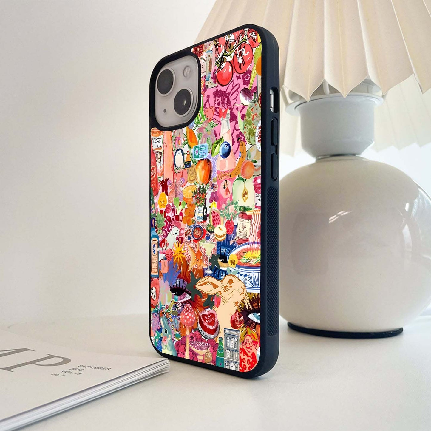 Funky Food Chaos Glass Case