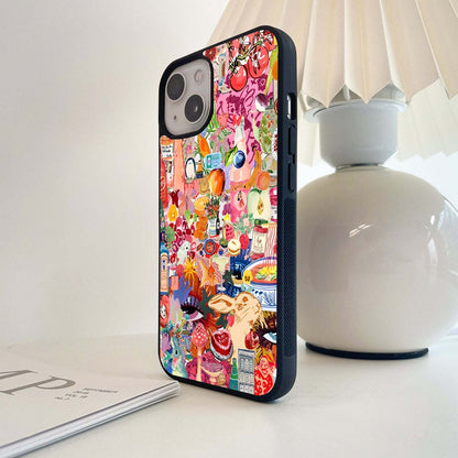 Funky Food Chaos Glass Case