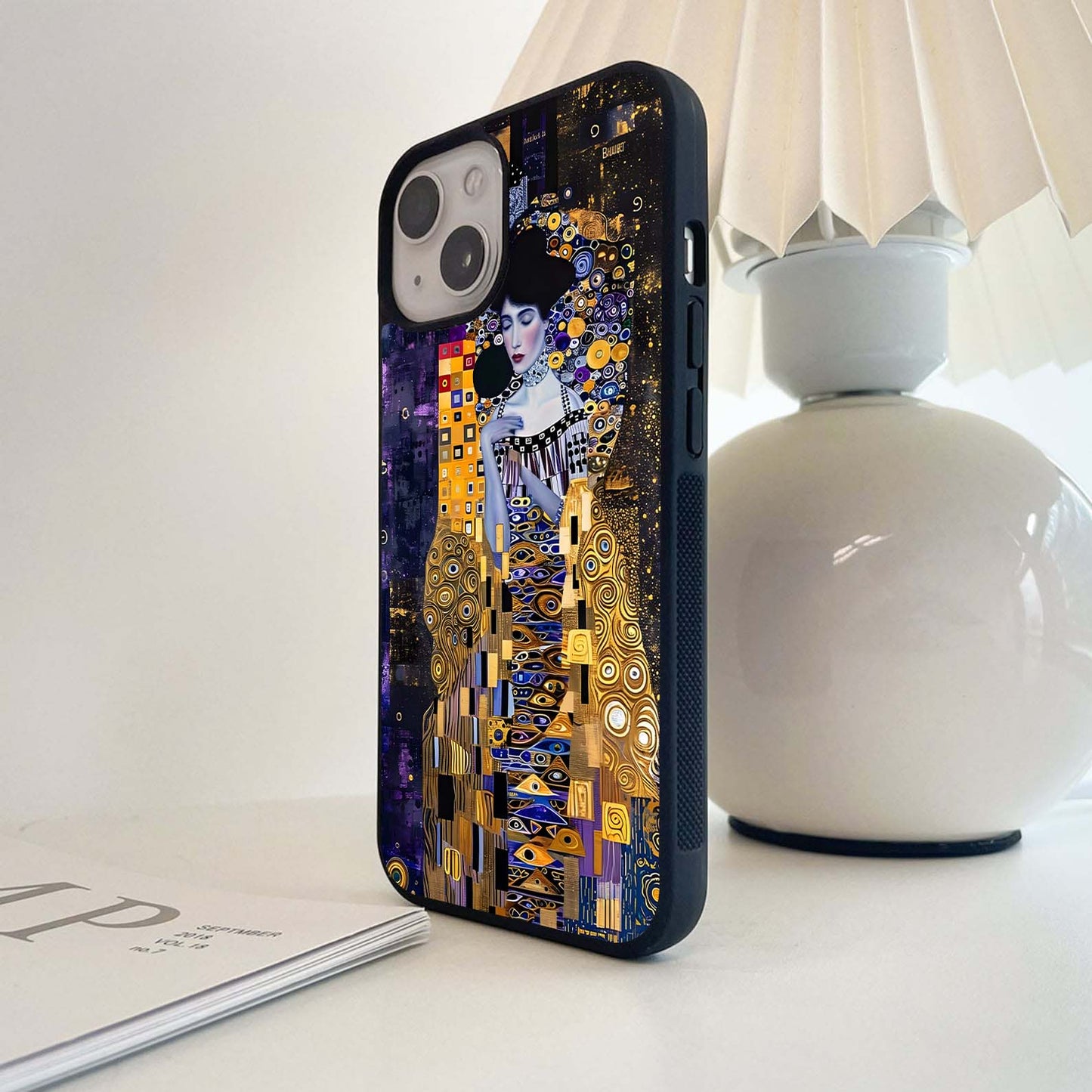 Mural Sad Girl Glass Case