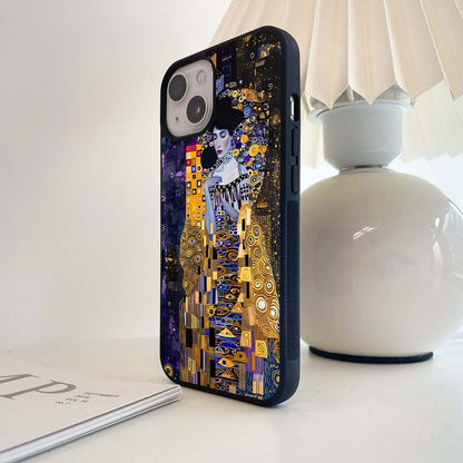 Mural Sad Girl Glass Case