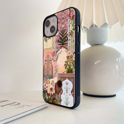 Desi Chai Collage Glass Case