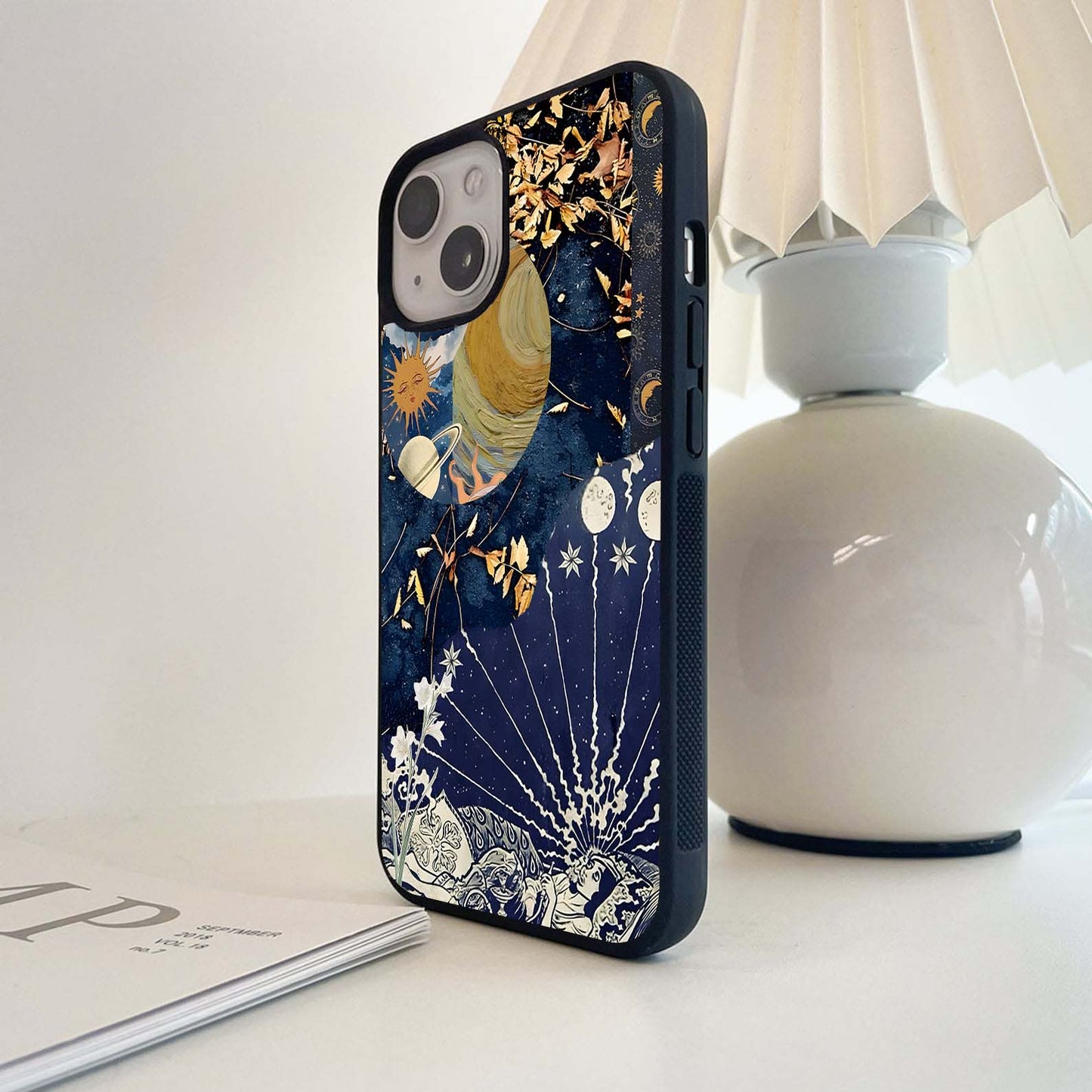 Crane Moonlight Dance Glass Case