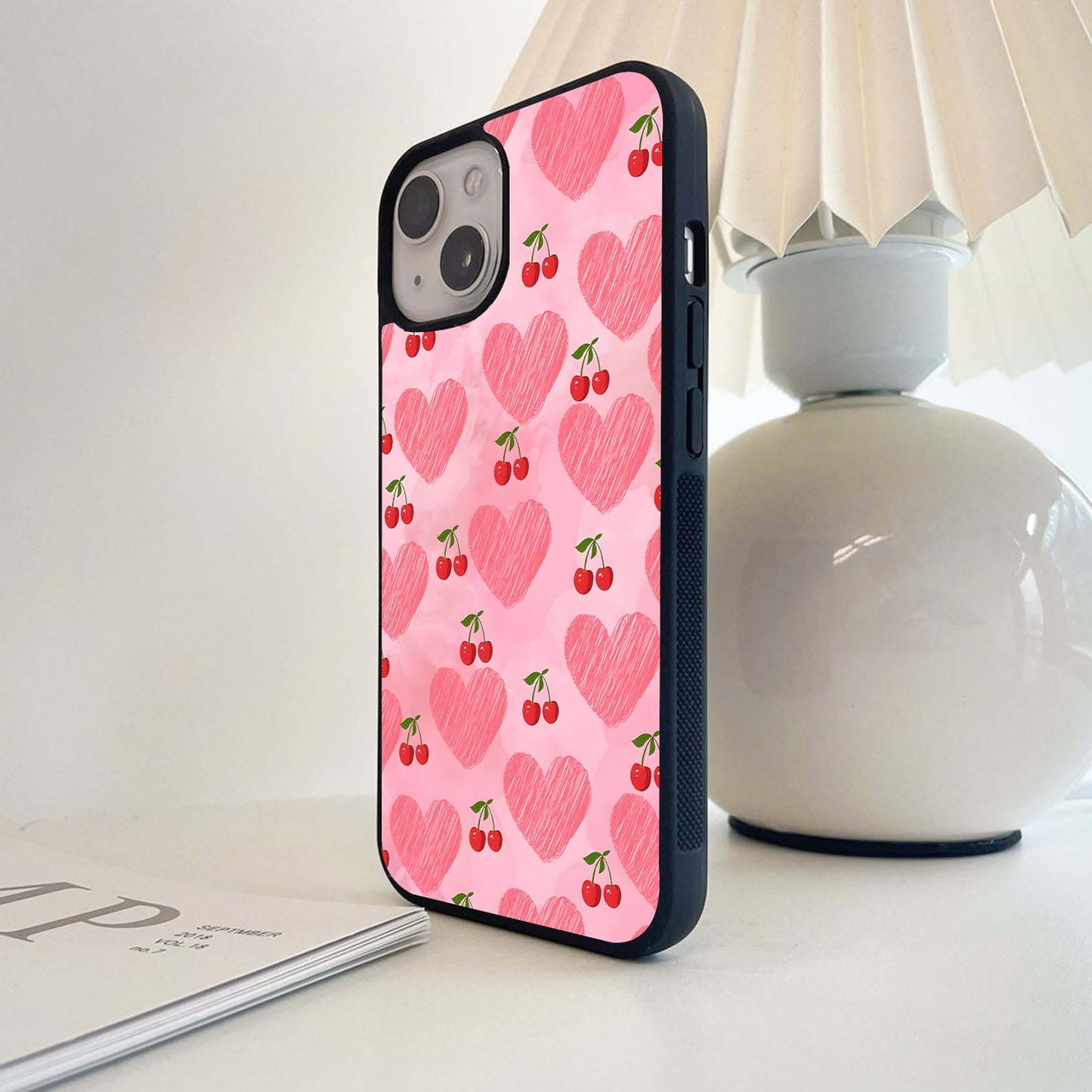 Cherry With Hatching Love Glass Case