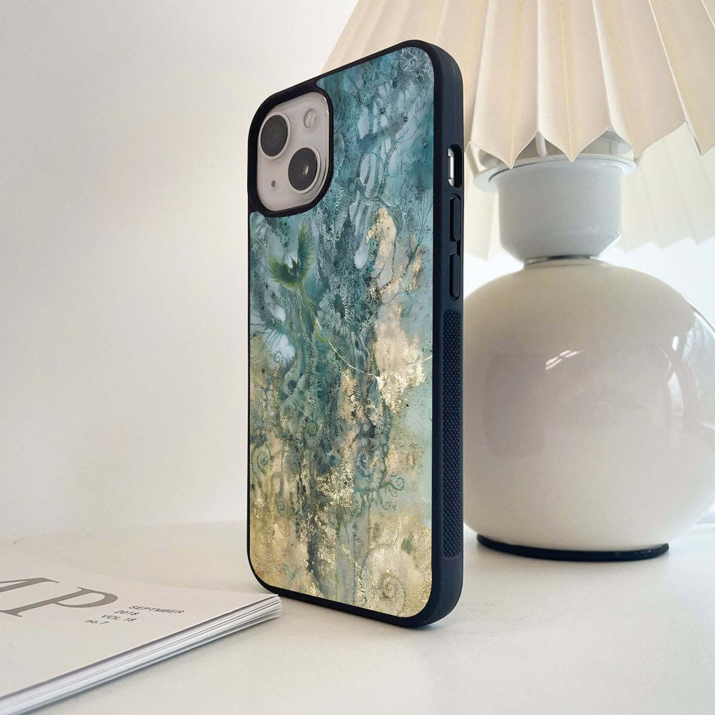 Mist Fern Rise Glass Case