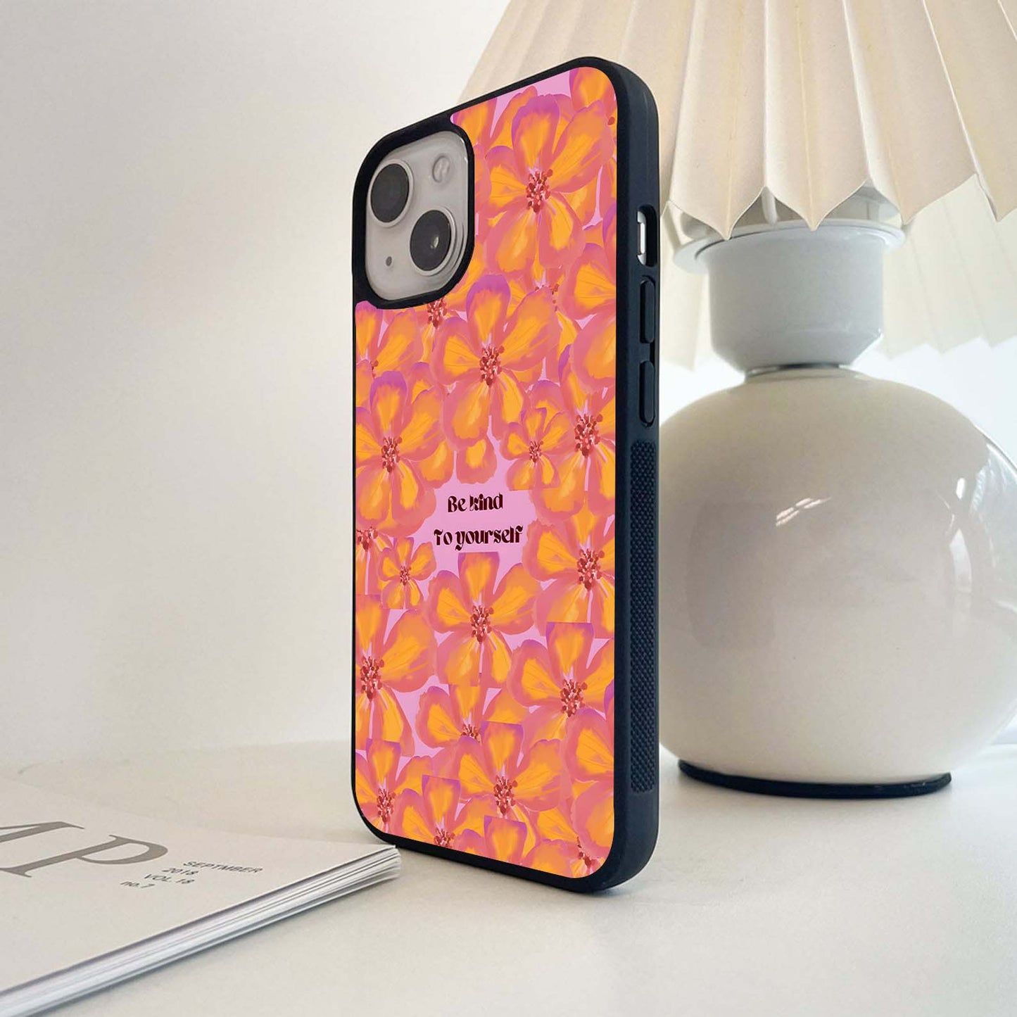 Be Kind To Yourself Glass Case