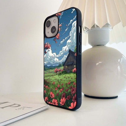 Anime Cottage Field Glass Case