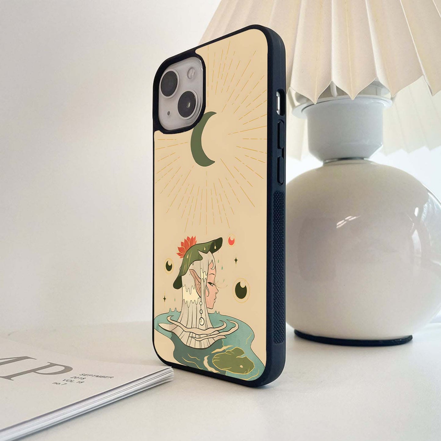 Enchanted River Blossoms Glass Case