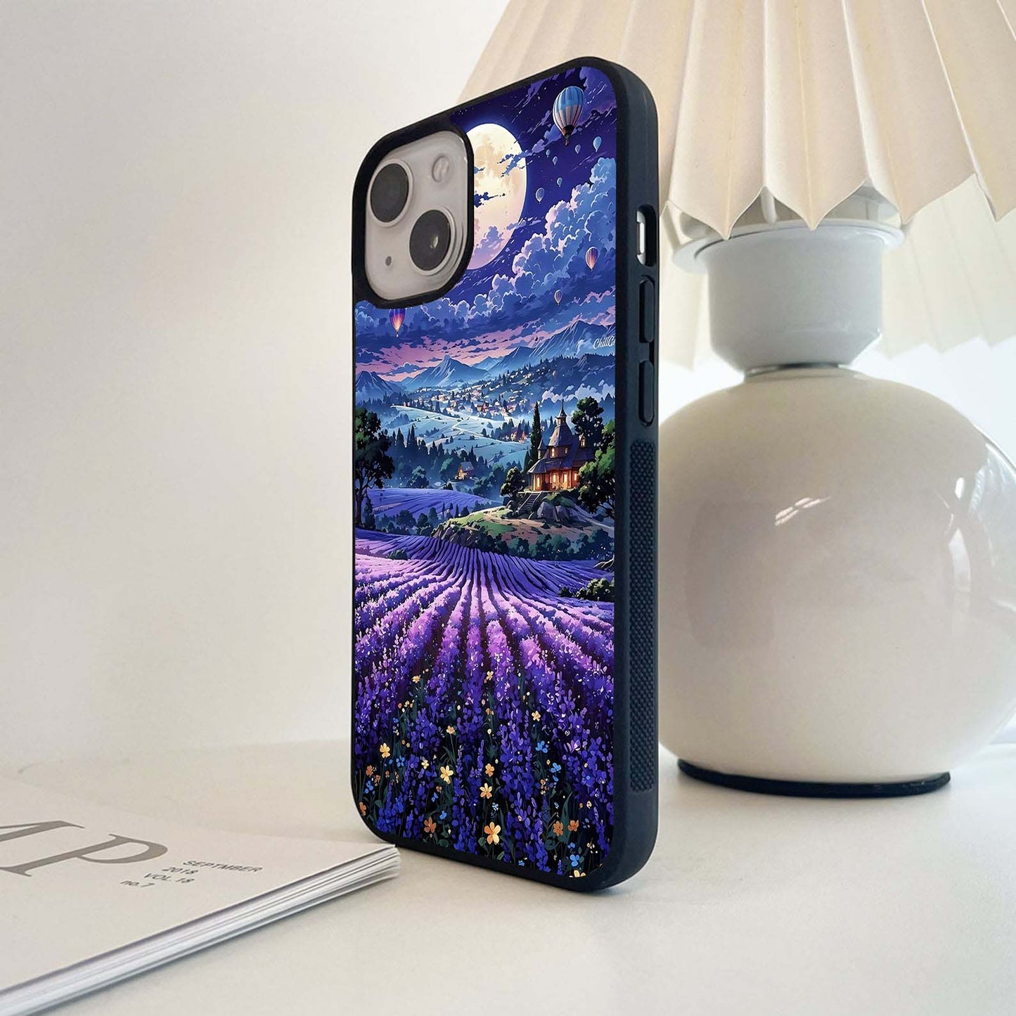 Lavender Skies Magic Glass Case