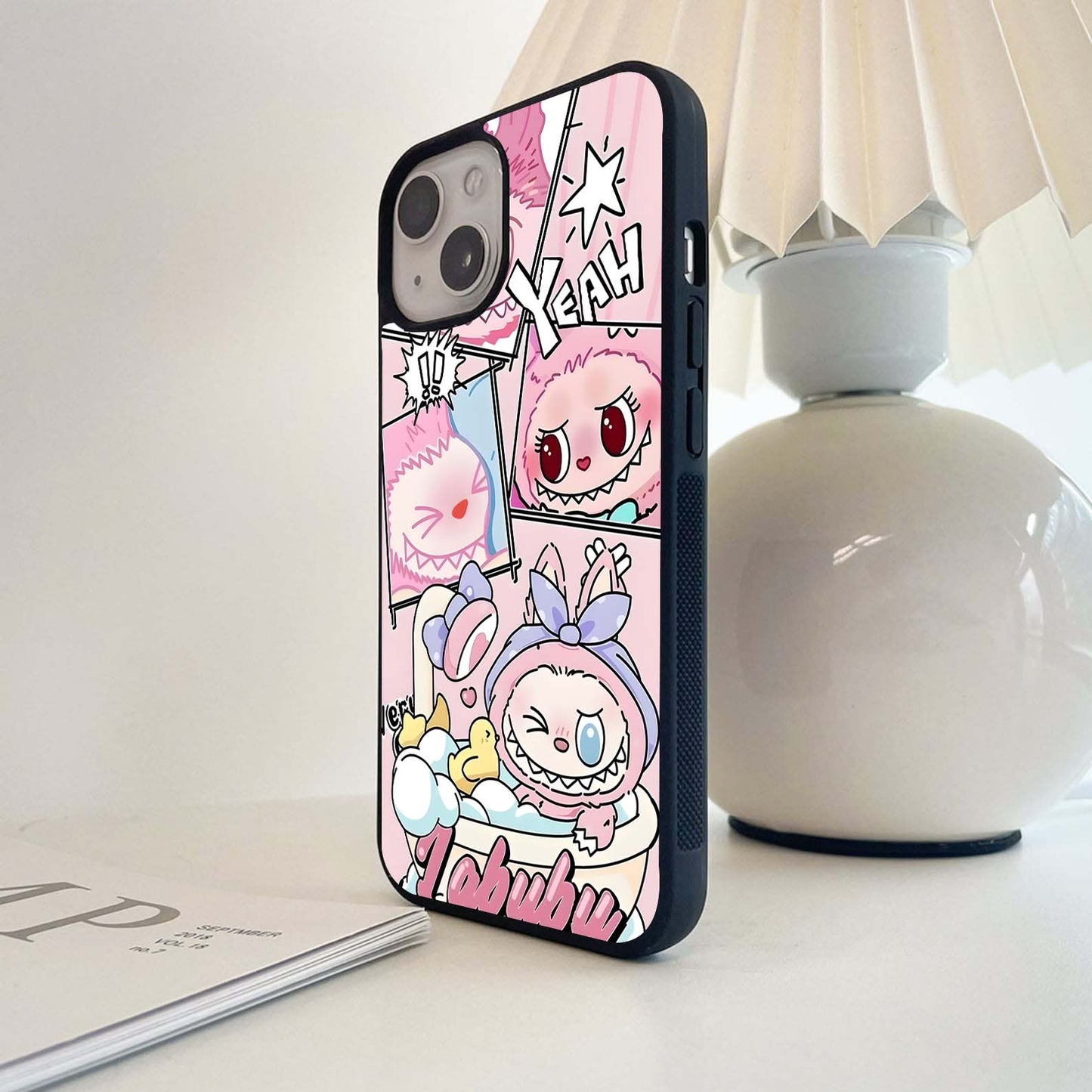 Aesthetic Yeah  Labubu Glass Case