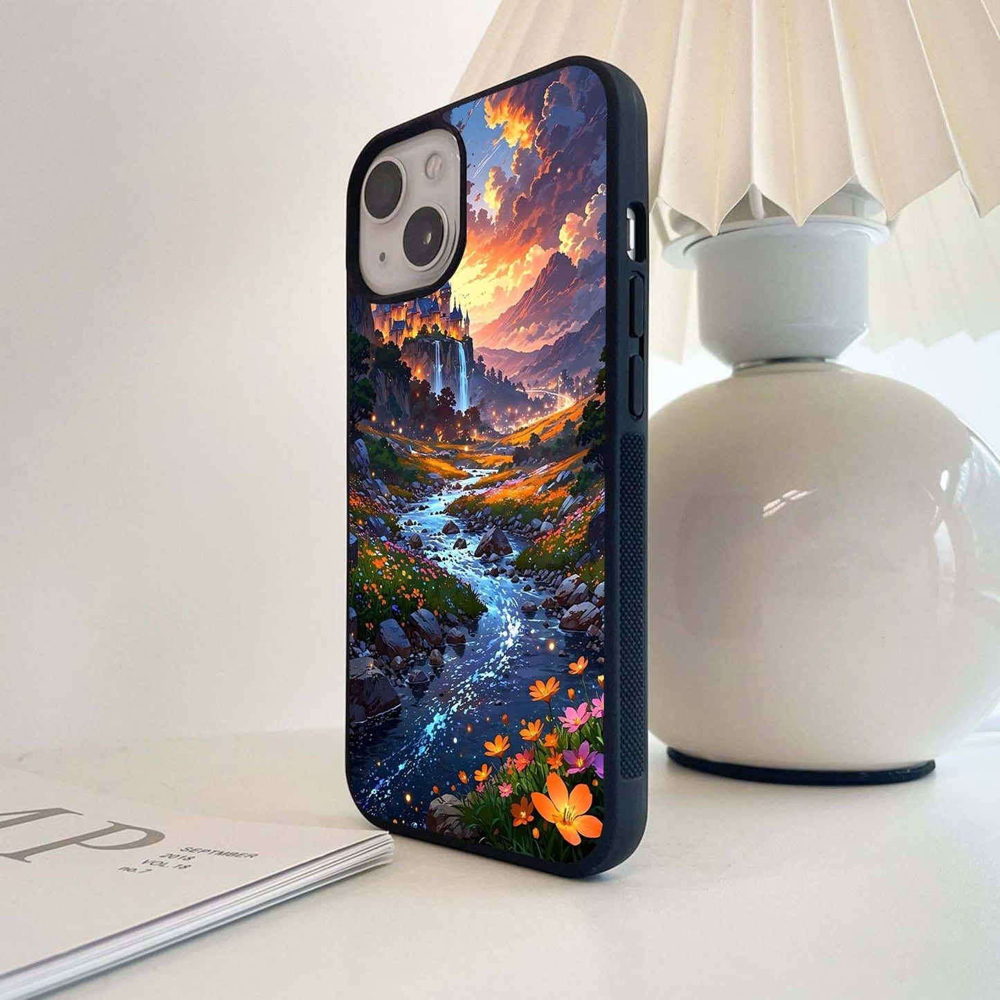 Enchanted Sunset Valley Glass Case