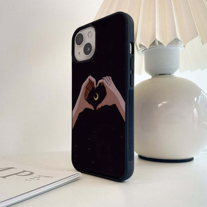 Couple Forever Hand Glass Case