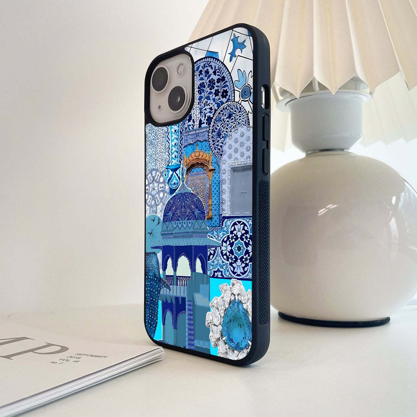 Royal Blue Bliss Glass Case