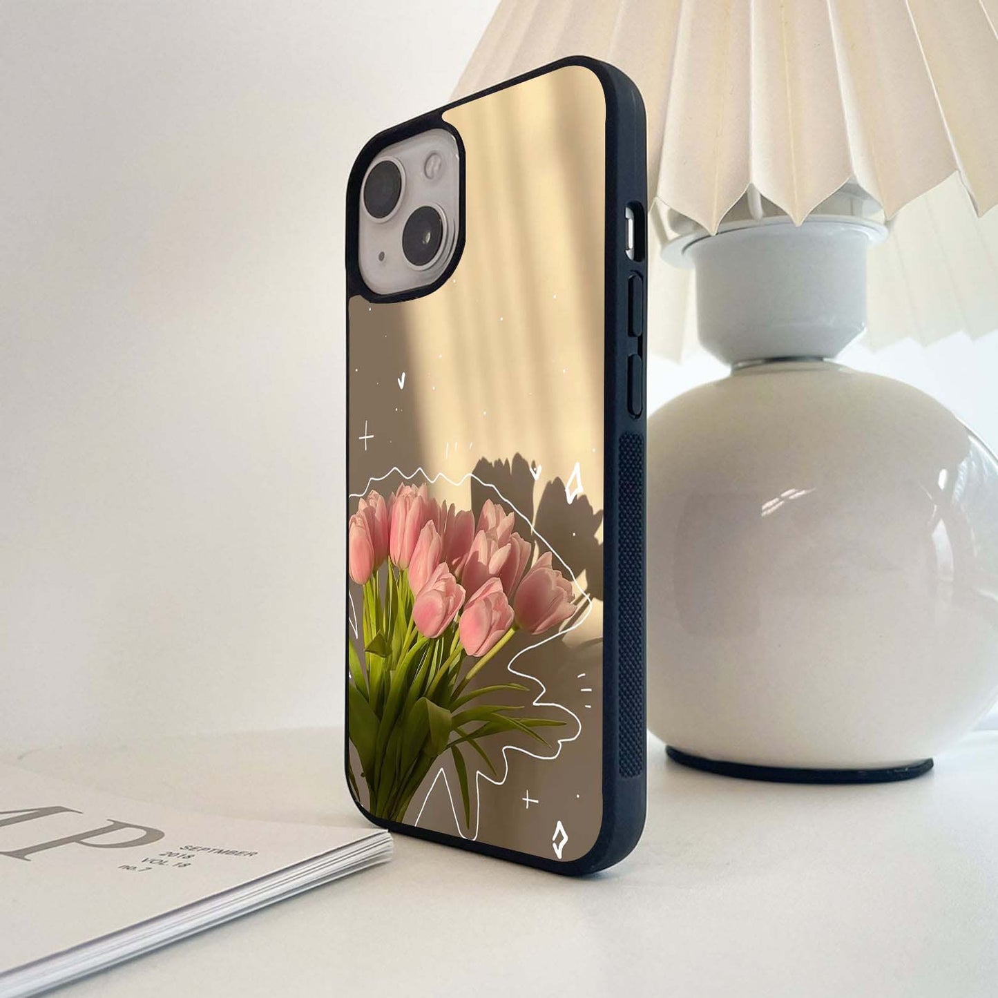 Sunlit Tulip Calm Glass Case